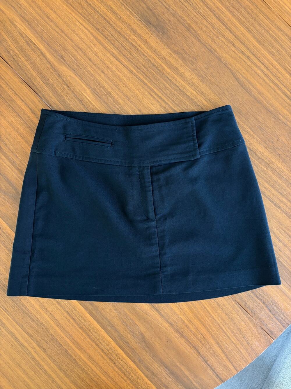 Vintage 90s Charlotte Russe Y2K Mini Skirt Large Office Siren Low Rise Boho Glam